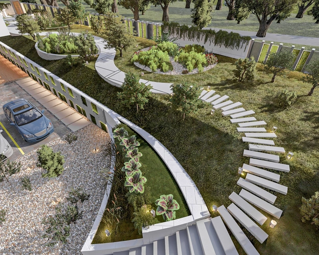 Luxury Resort-Style Landscape фото-13