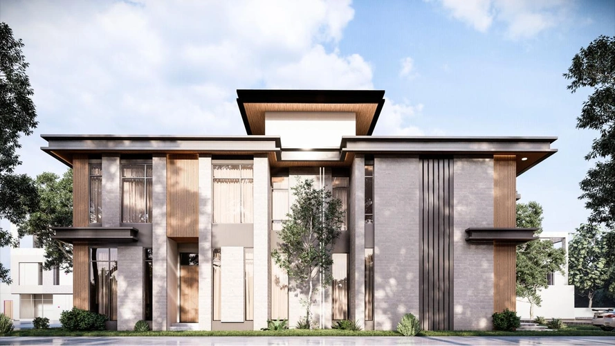 Luxury Contemporary Villa Exterior фото-3