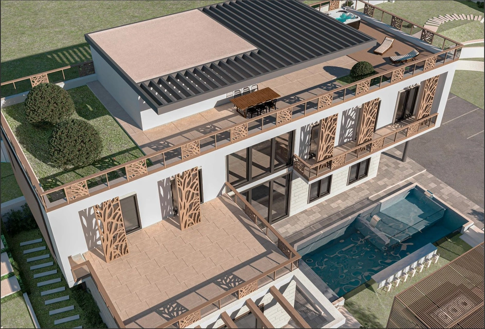 Luxury Contemporary Villa Exterior Design