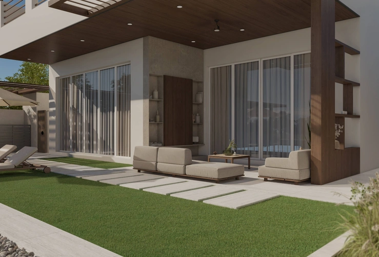 Luxury Poolside Landscape Retreat фото-6