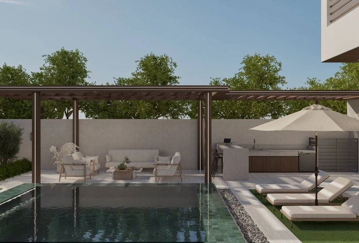 Luxury Poolside Landscape Retreat фото-10