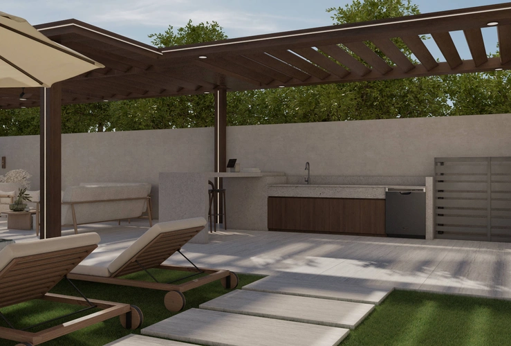 Luxury Poolside Landscape Retreat фото-7