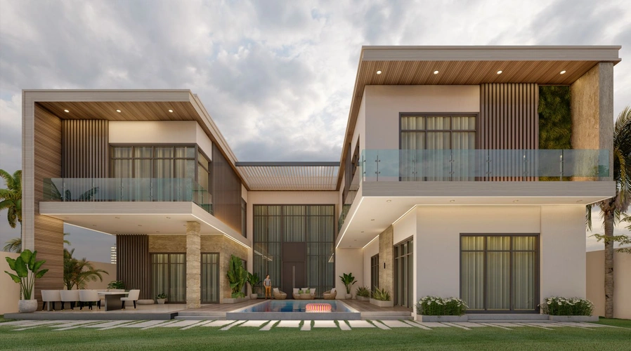 Luxury Modern Villa Exterior & Landscape фото-4