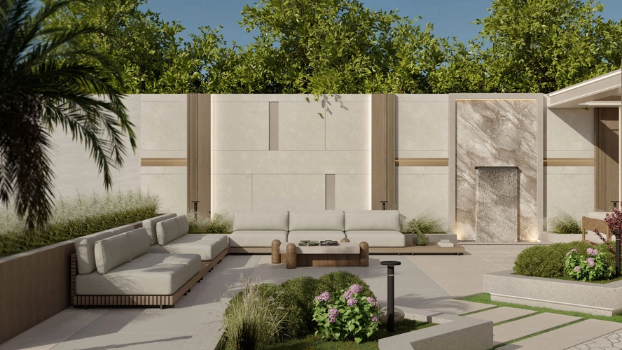Contemporary Outdoor Living Landscape фото-10
