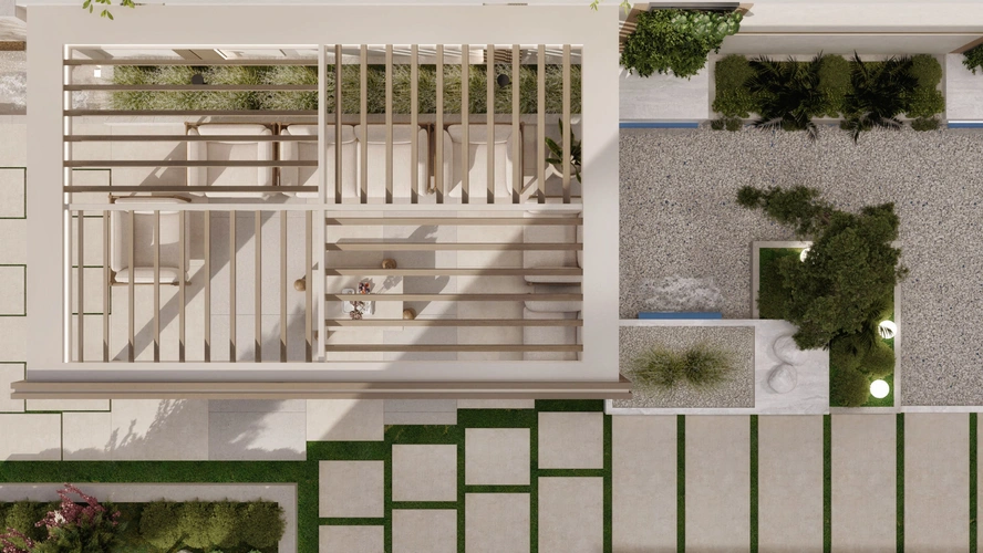 Contemporary Outdoor Living Landscape фото-5