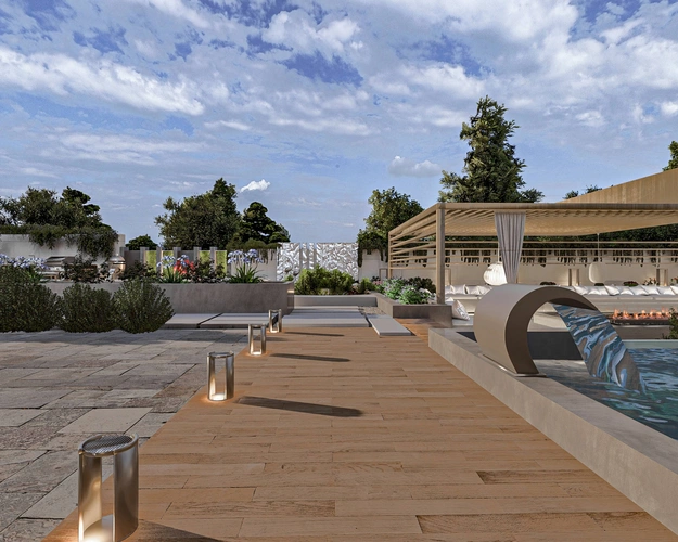 Luxury Resort-Style Landscape фото-8