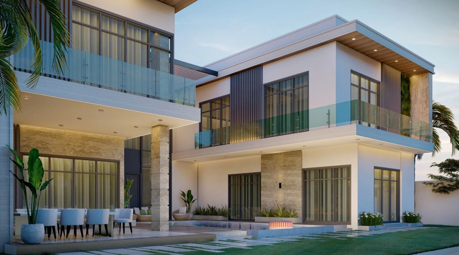 Luxury Modern Villa Exterior & Landscape фото-5
