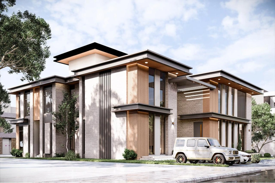 Luxury Contemporary Villa Exterior